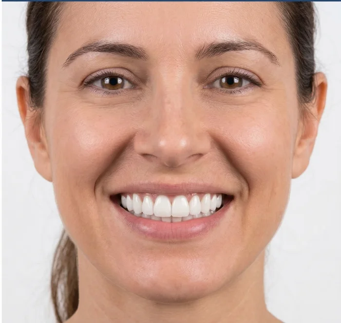 Po wybielaniu — rezultat